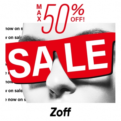 ZOFFセール！！フレームやサングラスが最大50％OFFに！