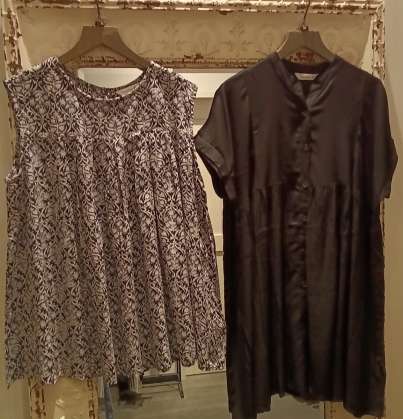 【再入荷】残暑でもさらっと!綿&レーヨンブラウス
