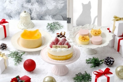 クリスマスケーキ予約案内・ねこねこチーズケーキ