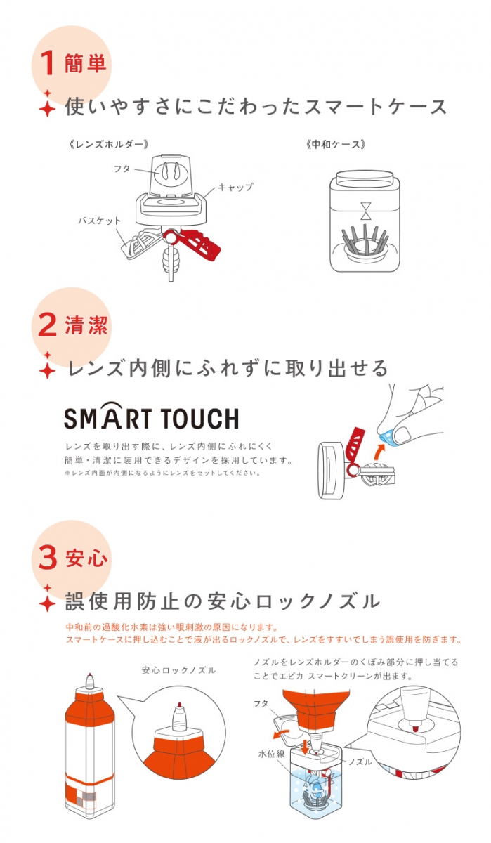 《おすすめ》ソフトコンタクト洗浄液『エピカ スマートクリーン』